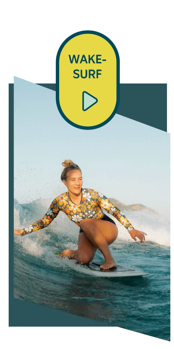 Naturoll - wakesurf au lac de serre-ponçon